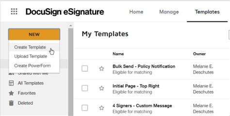 Create Signature Form Templates Easily | DocuSign