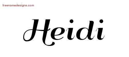 heidi Archives - Page 2 of 2 - Free Name Designs