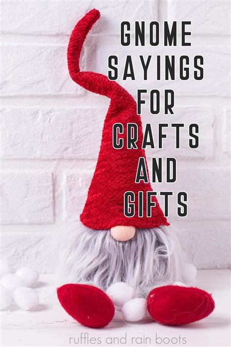 These are the Best Gnome Sayings and Puns for Crafts, Cards, and Gifts