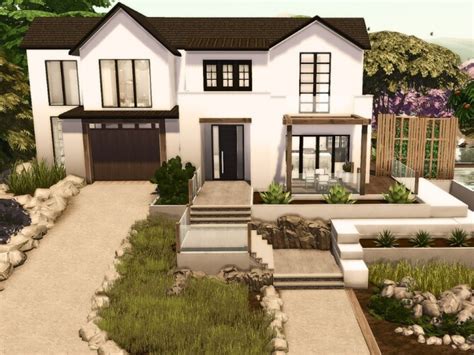 Big Modern Family House No CC by Sarina_Sims at TSR » Sims 4 Updates