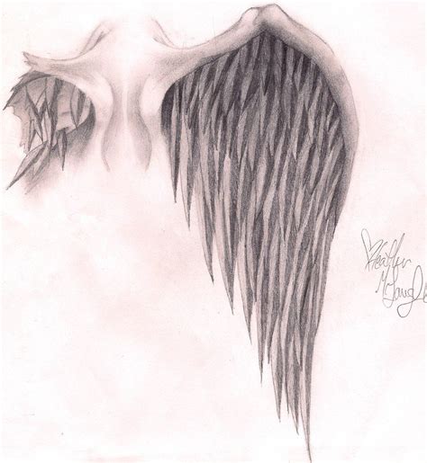 Broken Wings Drawing at GetDrawings | Free download