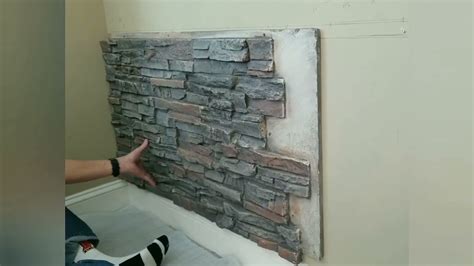 Faux Stacked Stone Panels / Installation Instructions For Faux Siding / Mini stacked stone ...