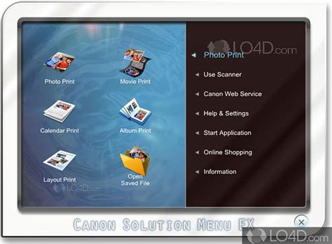 Canon Solution Menu - Download