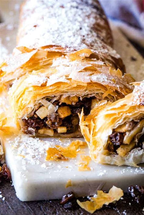 Apple Strudel with Phyllo Dough - The Seaside Baker