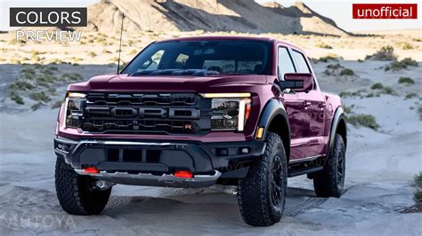 2024 Ford F-150 Raptor R Unofficially Shows Its Colorful Goodies Inside ...