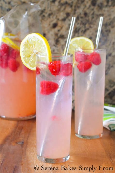 Sparkling Raspberry Lemonade | Serena Bakes Simply From Scratch