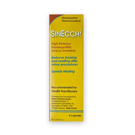 Sinecch 4 Capsules | The Rejuva Center Store