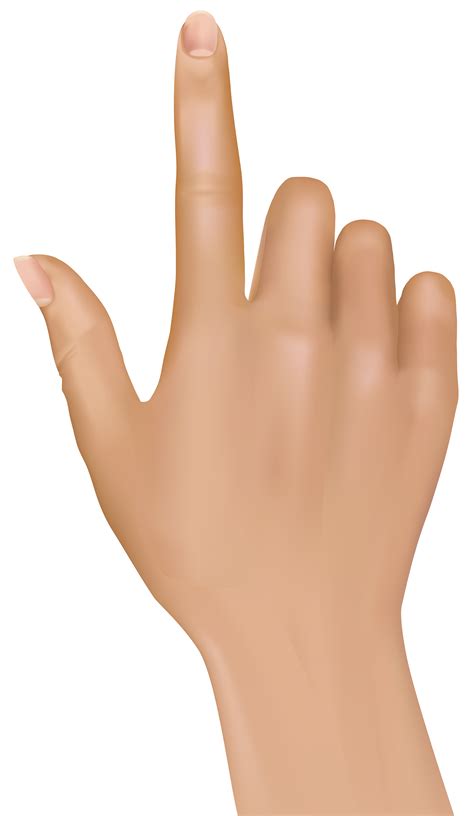 Tuching Finger Hand PNG Clip Art - Best WEB Clipart