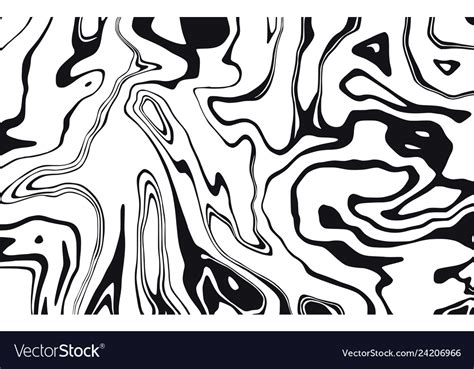 Marble texture dynamic liquid pattern in black Vector Image