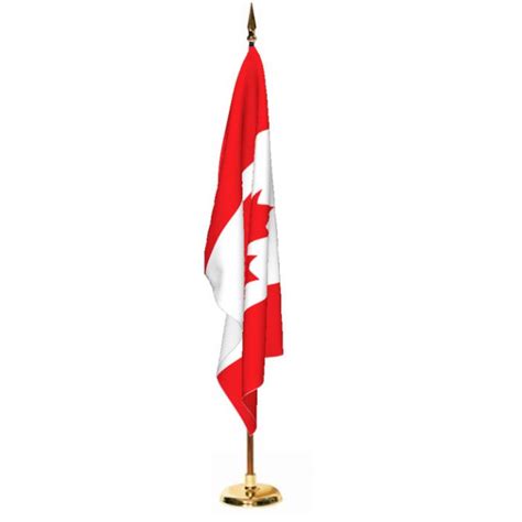 Canada Ceremonial Flag Set (High-Quality)