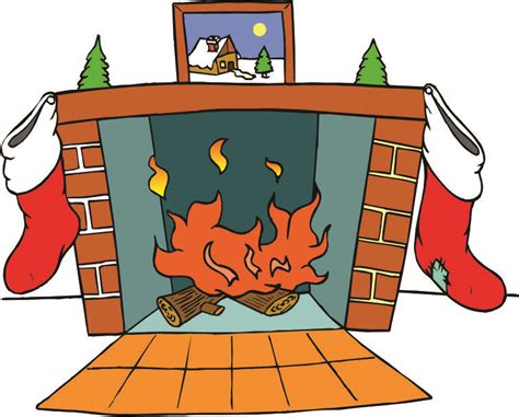 Christmas Fireplace Clipart - ClipArt Best