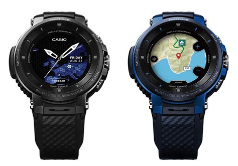 Casio's new smartwatch features offline color maps and GPS tracking