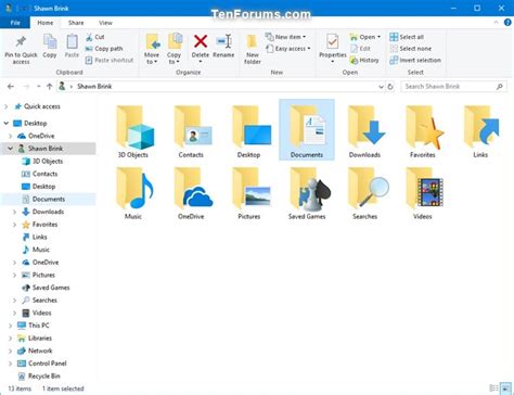 Change or Restore Documents Folder Icon in Windows | Tutorials