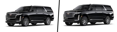 2021 Cadillac Escalade ESV Luxury vs. Escalade ESV Luxury Platinum ...