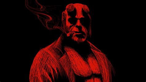 Hellboy Arts HD Wallpaper,HD Superheroes Wallpapers,4k Wallpapers,Images,Backgrounds,Photos and ...