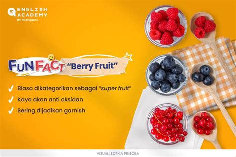 165 Nama-Nama Buah dalam Bahasa Inggris (Fruits) dan Artinya