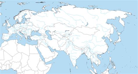 Printable Map Of Eurasia - Printable Word Searches