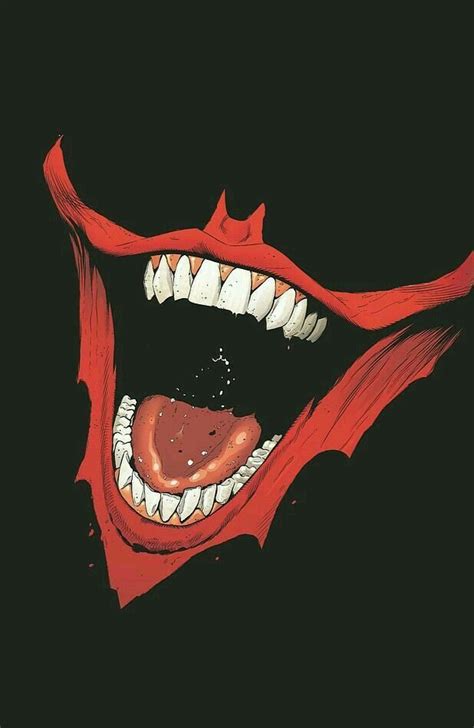 The Jokers Laughing Mouth † ~ | Batman art, Joker art, Joker smile