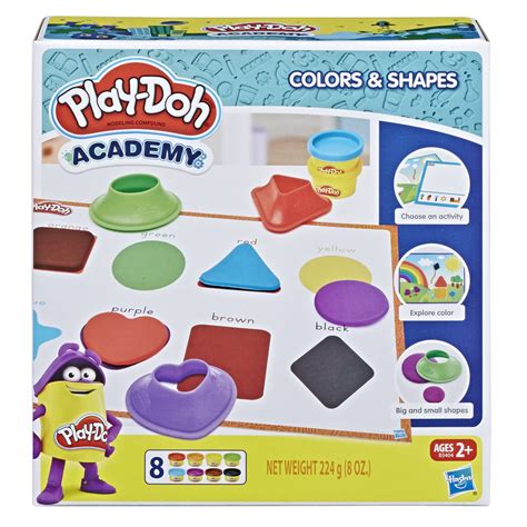 Play-Doh Shape & Learn Colors & Shapes with 8 Cans & 5+ Tools - Walmart ...