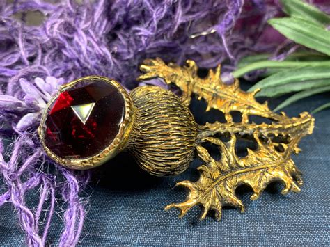 Thistle Brooch, Celtic Pin, Scotland Jewelry, Anniversary Gift, Scotland Brooch, Celtic Jewelry ...