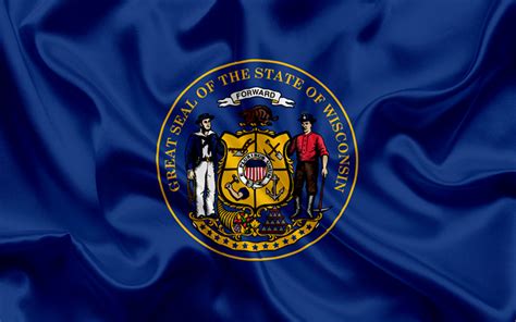 Download wallpapers Wisconsin State Flag, flags of States, flag State ...