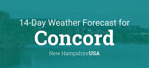 Concord, New Hampshire, USA 14 day weather forecast