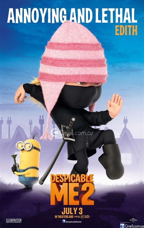 despicable me edith ninja | Despicable me 2, Despicable, Minions ...