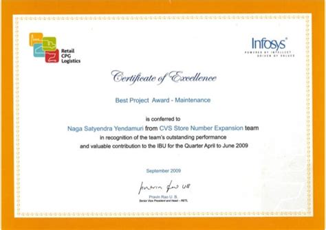 Infosys PRIMA Award