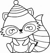 Cute Raccoon On Winter coloring Page  Download Print Or Color Online sketch template