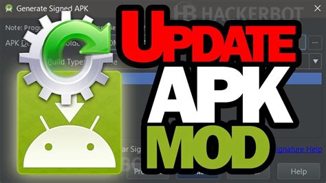 How to Update any APK Mod / Modded .APK file to the latest working Updated Mod version - YouTube