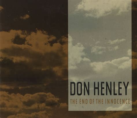 Don Henley The End Of The Innocence US Promo CD single (CD5 / 5") (444861)