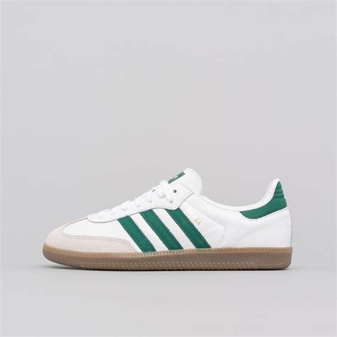 adidas Samba Og In White/green for Men | Lyst UK