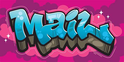 Digital Graffiti Lettering Wildstyle Simple Mail | Graffiti lettering ...