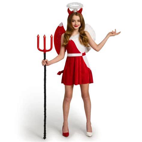 Amazing Girls Angel and Devil Halloween Costume