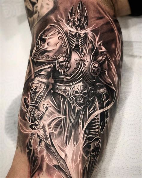 Lich King, tattoo by © Darío Castillo in 2021 | King tattoos, Tattoos ...