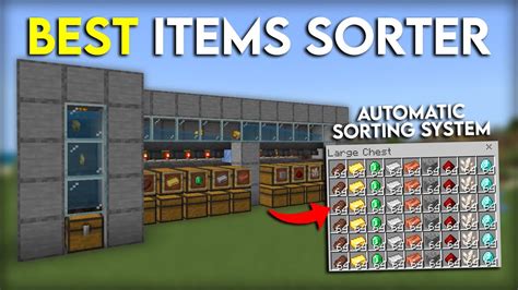 BEST 1.19 ITEM SORTER TUTORIAL in Minecraft Bedrock (MCPE/Xbox/PS4 ...