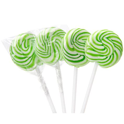 Green Swirl Lollipops – YumJunkie