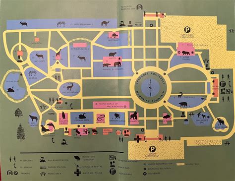Zoo Map - 1977 - ZooChat
