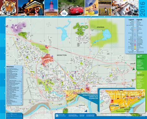 Moncton Tourist Attractions Map - Ontheworldmap.com