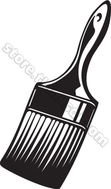 Paintbrush Clipart Black And White | Free download on ClipArtMag