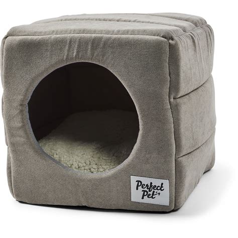 Perfect Pet Cube Cat House - Grey | BIG W