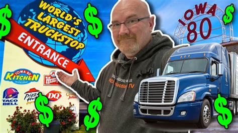 Living at The World’s Largest Truck Stop for a WHOLE DAY 🚚🍽️ + Iowa 80 ...