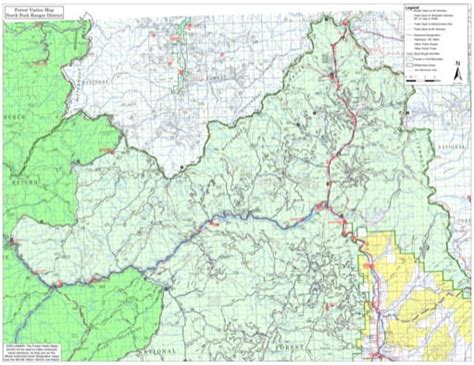 Salmon-Challis Visitor Map - North Fork