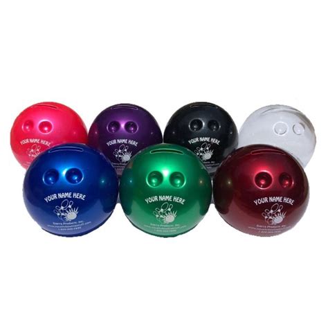 Personalized Bowling Ball Bank & Party Favors | Sierra Products Inc.