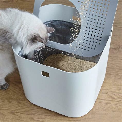 Modkat Litter Box, Top-Entry, Looks Great, Reduces Litter