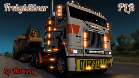 Freightliner FLB + Interior v2.0.9 Edit by Harven (1.39.x) - ATS mods | American truck simulator ...