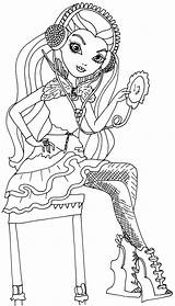 Ever After High Coloring Pages Printable Characters sketch template