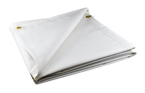 Heavy Duty White Vinyl Tarps - 18 oz | Tarps & Tie-Downs