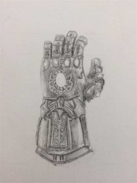 Thought I’d share my Infinity Gauntlet drawing, I hope someone likes it ...