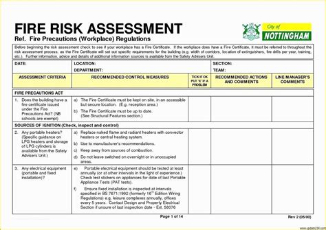 Free Risk assessment Template Of Risk assessment Template | Heritagechristiancollege